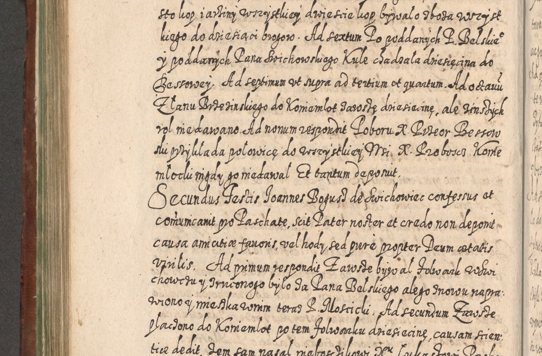 Zdjęcie nr 607 dla obiektu archiwalnego: Acta actorum, causarum spiritualium, civilium, criminalium, obligationum, quietationum, inscpritionum, cessionum, decimarum, testamentorum R. D. Martini Szyszkowski, episcopi Cracoviensis, ducis Severiensis in annis 1620 - 1623. Tomus secundus.