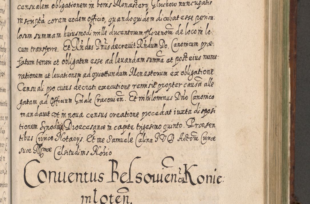 Zdjęcie nr 604 dla obiektu archiwalnego: Acta actorum, causarum spiritualium, civilium, criminalium, obligationum, quietationum, inscpritionum, cessionum, decimarum, testamentorum R. D. Martini Szyszkowski, episcopi Cracoviensis, ducis Severiensis in annis 1620 - 1623. Tomus secundus.