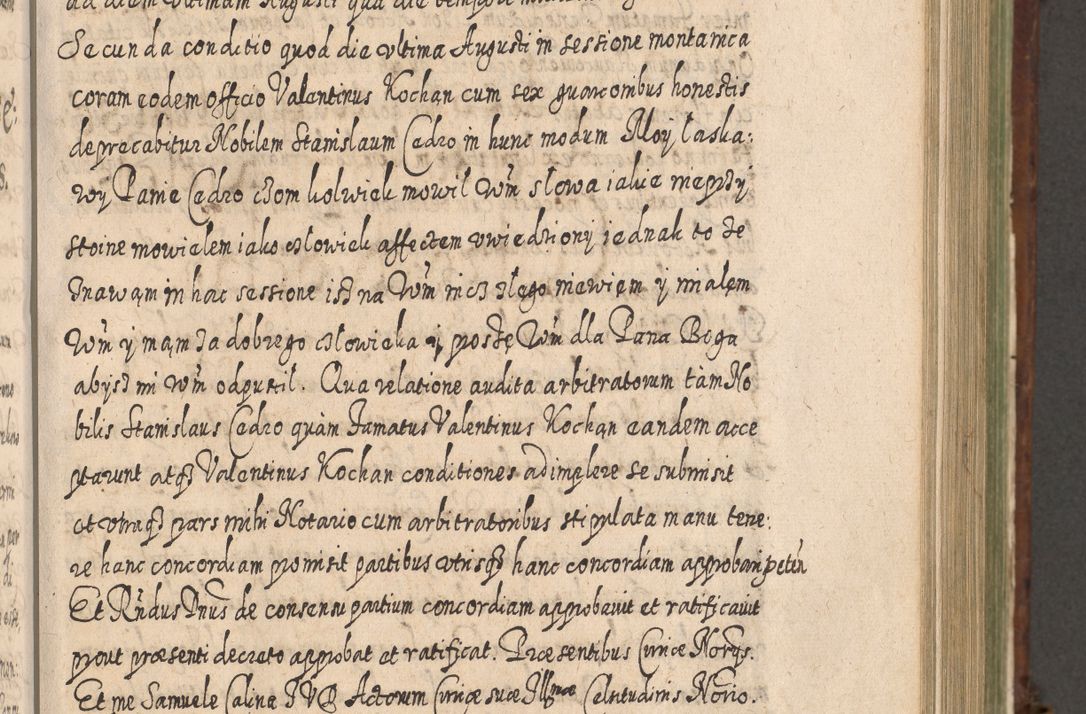 Zdjęcie nr 600 dla obiektu archiwalnego: Acta actorum, causarum spiritualium, civilium, criminalium, obligationum, quietationum, inscpritionum, cessionum, decimarum, testamentorum R. D. Martini Szyszkowski, episcopi Cracoviensis, ducis Severiensis in annis 1620 - 1623. Tomus secundus.