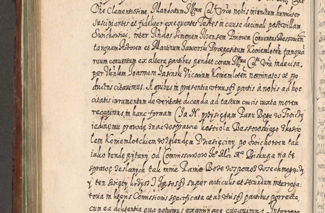Zdjęcie nr 605 dla obiektu archiwalnego: Acta actorum, causarum spiritualium, civilium, criminalium, obligationum, quietationum, inscpritionum, cessionum, decimarum, testamentorum R. D. Martini Szyszkowski, episcopi Cracoviensis, ducis Severiensis in annis 1620 - 1623. Tomus secundus.