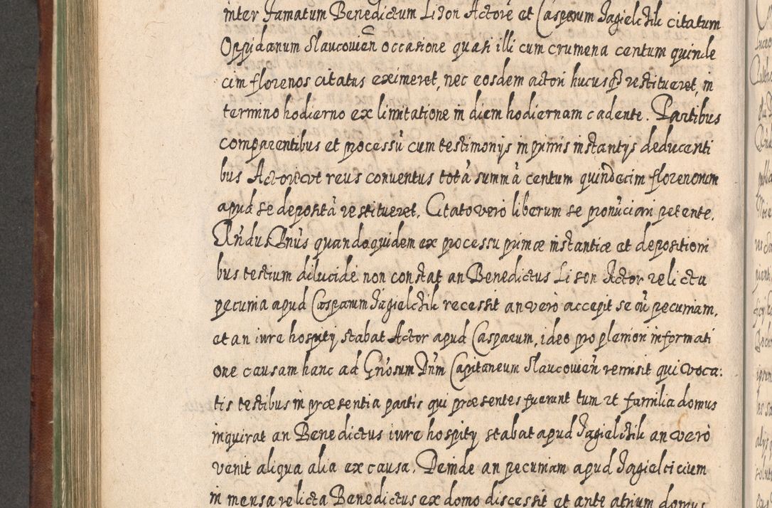 Zdjęcie nr 601 dla obiektu archiwalnego: Acta actorum, causarum spiritualium, civilium, criminalium, obligationum, quietationum, inscpritionum, cessionum, decimarum, testamentorum R. D. Martini Szyszkowski, episcopi Cracoviensis, ducis Severiensis in annis 1620 - 1623. Tomus secundus.