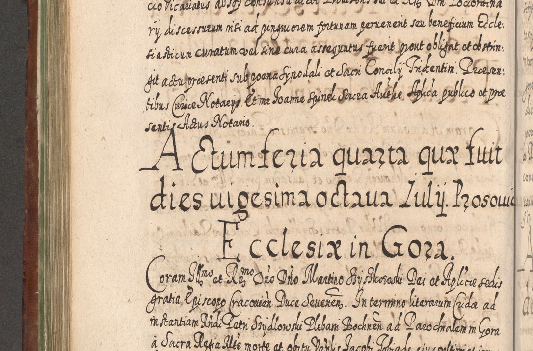 Zdjęcie nr 593 dla obiektu archiwalnego: Acta actorum, causarum spiritualium, civilium, criminalium, obligationum, quietationum, inscpritionum, cessionum, decimarum, testamentorum R. D. Martini Szyszkowski, episcopi Cracoviensis, ducis Severiensis in annis 1620 - 1623. Tomus secundus.