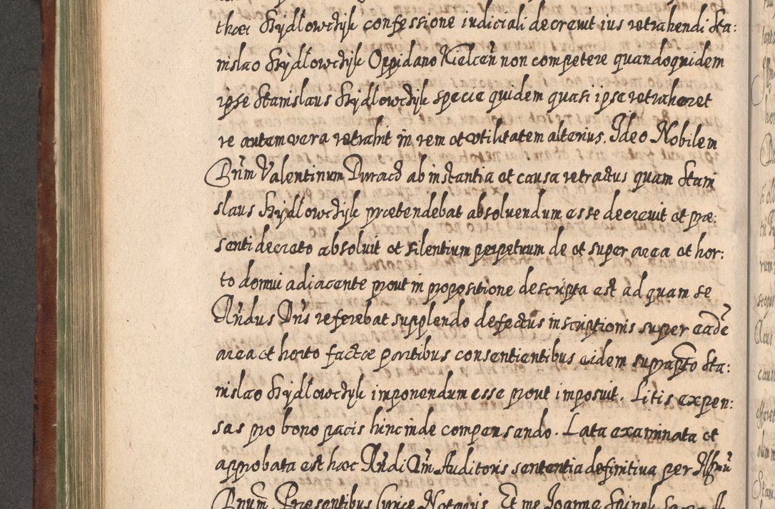 Zdjęcie nr 589 dla obiektu archiwalnego: Acta actorum, causarum spiritualium, civilium, criminalium, obligationum, quietationum, inscpritionum, cessionum, decimarum, testamentorum R. D. Martini Szyszkowski, episcopi Cracoviensis, ducis Severiensis in annis 1620 - 1623. Tomus secundus.