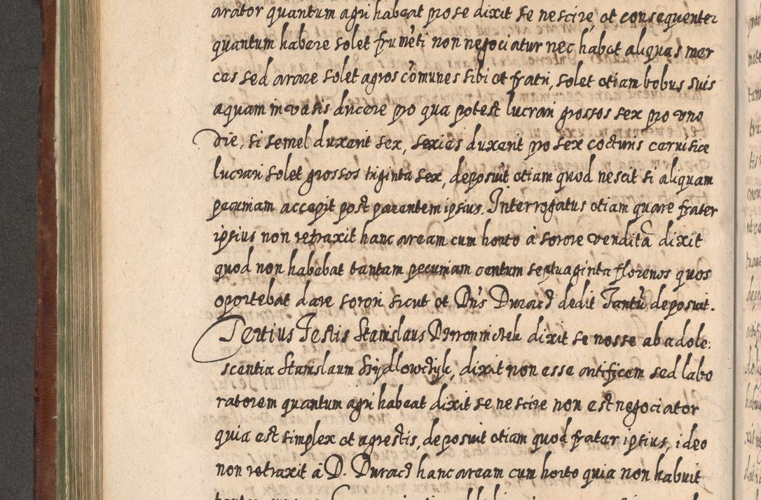 Zdjęcie nr 585 dla obiektu archiwalnego: Acta actorum, causarum spiritualium, civilium, criminalium, obligationum, quietationum, inscpritionum, cessionum, decimarum, testamentorum R. D. Martini Szyszkowski, episcopi Cracoviensis, ducis Severiensis in annis 1620 - 1623. Tomus secundus.