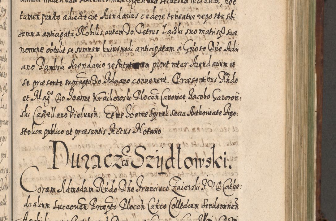 Zdjęcie nr 582 dla obiektu archiwalnego: Acta actorum, causarum spiritualium, civilium, criminalium, obligationum, quietationum, inscpritionum, cessionum, decimarum, testamentorum R. D. Martini Szyszkowski, episcopi Cracoviensis, ducis Severiensis in annis 1620 - 1623. Tomus secundus.