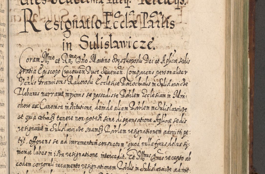Zdjęcie nr 578 dla obiektu archiwalnego: Acta actorum, causarum spiritualium, civilium, criminalium, obligationum, quietationum, inscpritionum, cessionum, decimarum, testamentorum R. D. Martini Szyszkowski, episcopi Cracoviensis, ducis Severiensis in annis 1620 - 1623. Tomus secundus.