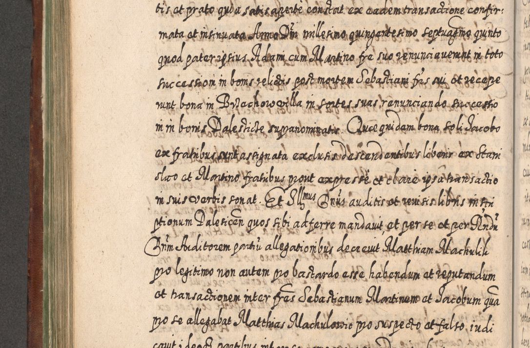 Zdjęcie nr 573 dla obiektu archiwalnego: Acta actorum, causarum spiritualium, civilium, criminalium, obligationum, quietationum, inscpritionum, cessionum, decimarum, testamentorum R. D. Martini Szyszkowski, episcopi Cracoviensis, ducis Severiensis in annis 1620 - 1623. Tomus secundus.