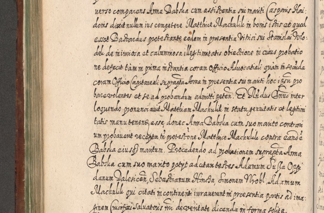 Zdjęcie nr 567 dla obiektu archiwalnego: Acta actorum, causarum spiritualium, civilium, criminalium, obligationum, quietationum, inscpritionum, cessionum, decimarum, testamentorum R. D. Martini Szyszkowski, episcopi Cracoviensis, ducis Severiensis in annis 1620 - 1623. Tomus secundus.