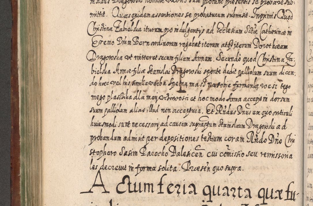 Zdjęcie nr 559 dla obiektu archiwalnego: Acta actorum, causarum spiritualium, civilium, criminalium, obligationum, quietationum, inscpritionum, cessionum, decimarum, testamentorum R. D. Martini Szyszkowski, episcopi Cracoviensis, ducis Severiensis in annis 1620 - 1623. Tomus secundus.