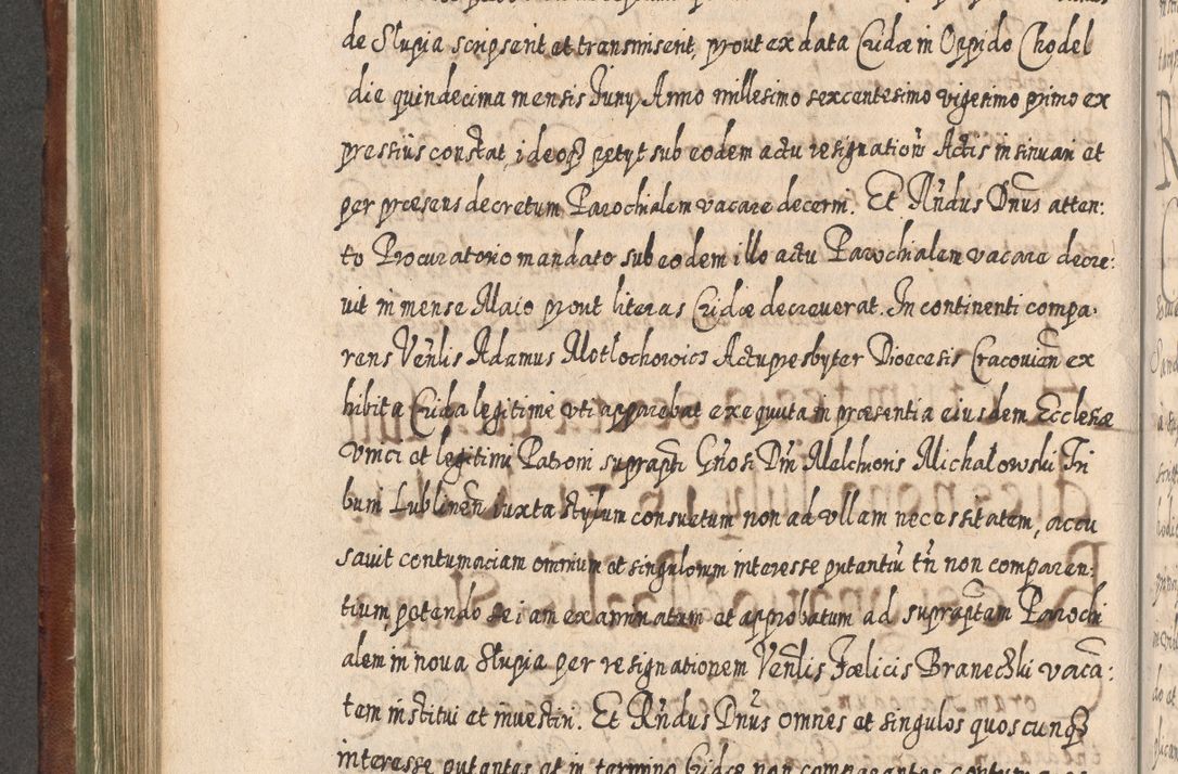 Zdjęcie nr 563 dla obiektu archiwalnego: Acta actorum, causarum spiritualium, civilium, criminalium, obligationum, quietationum, inscpritionum, cessionum, decimarum, testamentorum R. D. Martini Szyszkowski, episcopi Cracoviensis, ducis Severiensis in annis 1620 - 1623. Tomus secundus.