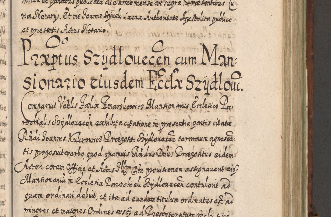 Zdjęcie nr 550 dla obiektu archiwalnego: Acta actorum, causarum spiritualium, civilium, criminalium, obligationum, quietationum, inscpritionum, cessionum, decimarum, testamentorum R. D. Martini Szyszkowski, episcopi Cracoviensis, ducis Severiensis in annis 1620 - 1623. Tomus secundus.