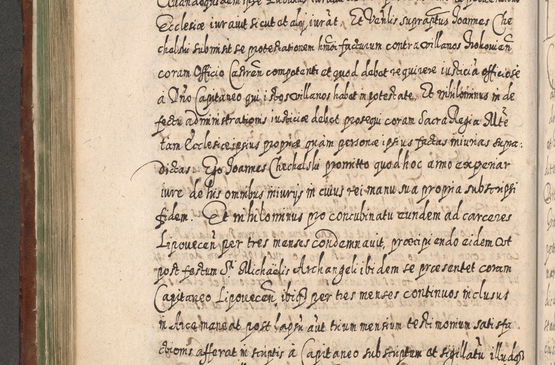 Zdjęcie nr 555 dla obiektu archiwalnego: Acta actorum, causarum spiritualium, civilium, criminalium, obligationum, quietationum, inscpritionum, cessionum, decimarum, testamentorum R. D. Martini Szyszkowski, episcopi Cracoviensis, ducis Severiensis in annis 1620 - 1623. Tomus secundus.