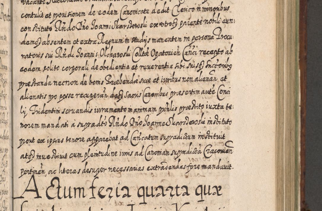 Zdjęcie nr 544 dla obiektu archiwalnego: Acta actorum, causarum spiritualium, civilium, criminalium, obligationum, quietationum, inscpritionum, cessionum, decimarum, testamentorum R. D. Martini Szyszkowski, episcopi Cracoviensis, ducis Severiensis in annis 1620 - 1623. Tomus secundus.