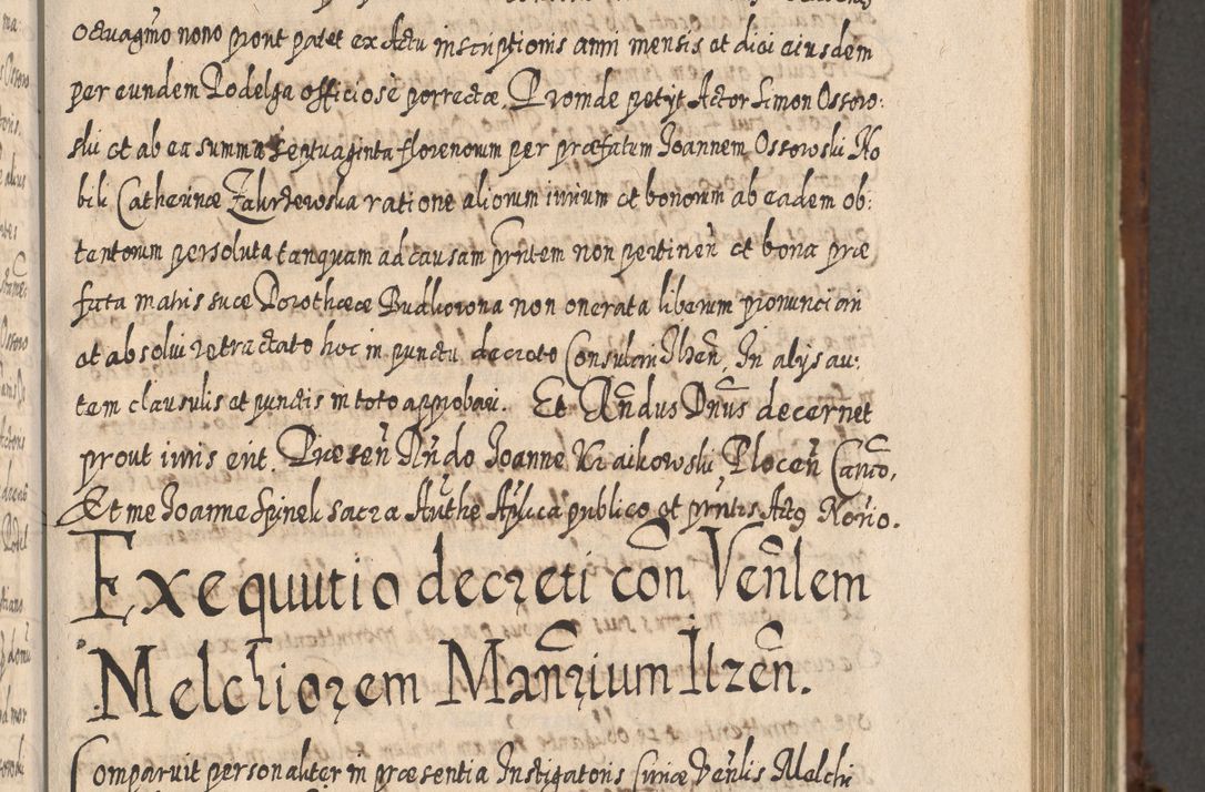 Zdjęcie nr 536 dla obiektu archiwalnego: Acta actorum, causarum spiritualium, civilium, criminalium, obligationum, quietationum, inscpritionum, cessionum, decimarum, testamentorum R. D. Martini Szyszkowski, episcopi Cracoviensis, ducis Severiensis in annis 1620 - 1623. Tomus secundus.