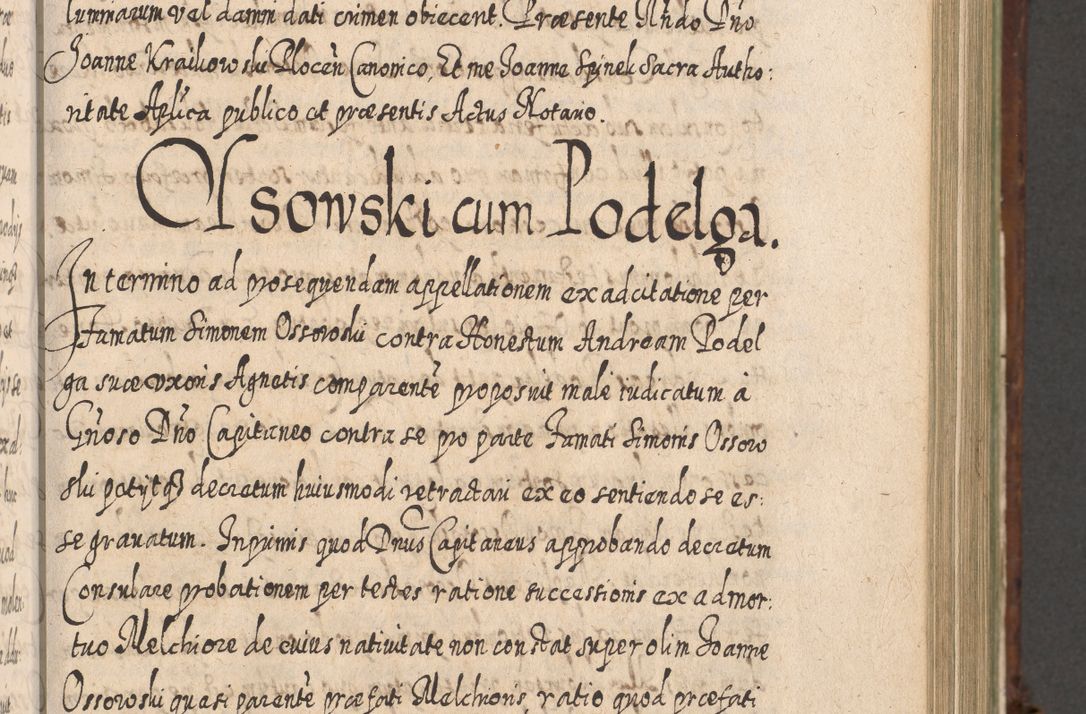 Zdjęcie nr 532 dla obiektu archiwalnego: Acta actorum, causarum spiritualium, civilium, criminalium, obligationum, quietationum, inscpritionum, cessionum, decimarum, testamentorum R. D. Martini Szyszkowski, episcopi Cracoviensis, ducis Severiensis in annis 1620 - 1623. Tomus secundus.