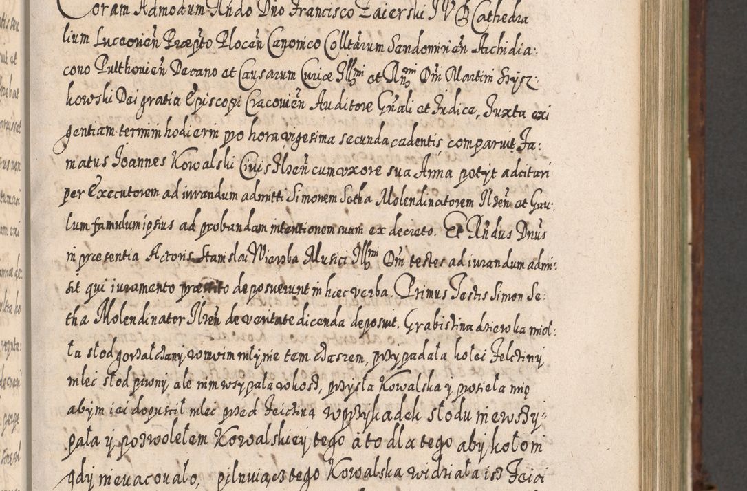 Zdjęcie nr 530 dla obiektu archiwalnego: Acta actorum, causarum spiritualium, civilium, criminalium, obligationum, quietationum, inscpritionum, cessionum, decimarum, testamentorum R. D. Martini Szyszkowski, episcopi Cracoviensis, ducis Severiensis in annis 1620 - 1623. Tomus secundus.