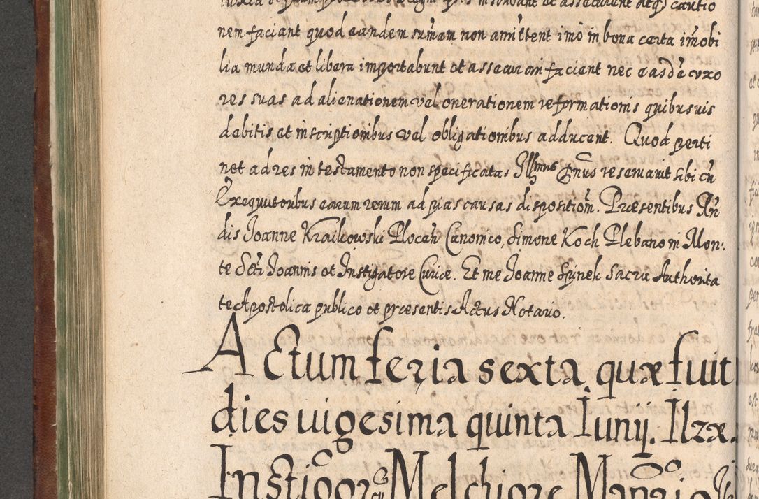 Zdjęcie nr 523 dla obiektu archiwalnego: Acta actorum, causarum spiritualium, civilium, criminalium, obligationum, quietationum, inscpritionum, cessionum, decimarum, testamentorum R. D. Martini Szyszkowski, episcopi Cracoviensis, ducis Severiensis in annis 1620 - 1623. Tomus secundus.