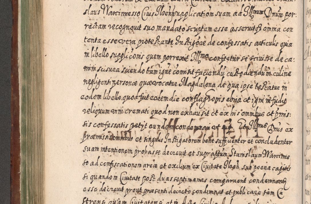 Zdjęcie nr 527 dla obiektu archiwalnego: Acta actorum, causarum spiritualium, civilium, criminalium, obligationum, quietationum, inscpritionum, cessionum, decimarum, testamentorum R. D. Martini Szyszkowski, episcopi Cracoviensis, ducis Severiensis in annis 1620 - 1623. Tomus secundus.