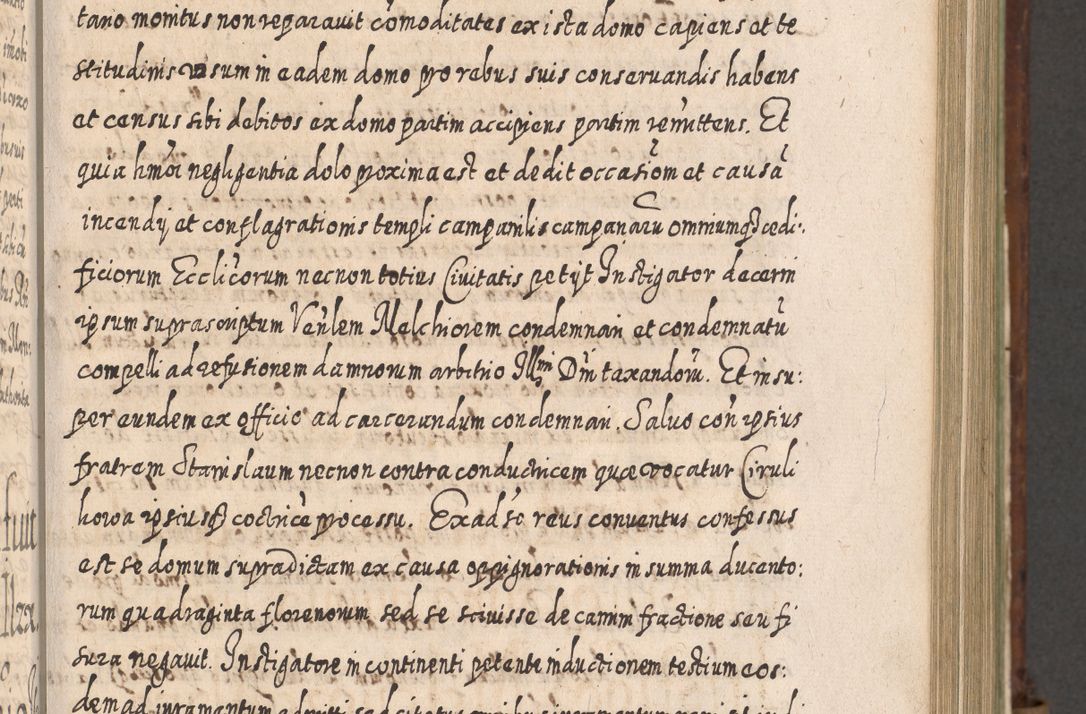 Zdjęcie nr 524 dla obiektu archiwalnego: Acta actorum, causarum spiritualium, civilium, criminalium, obligationum, quietationum, inscpritionum, cessionum, decimarum, testamentorum R. D. Martini Szyszkowski, episcopi Cracoviensis, ducis Severiensis in annis 1620 - 1623. Tomus secundus.