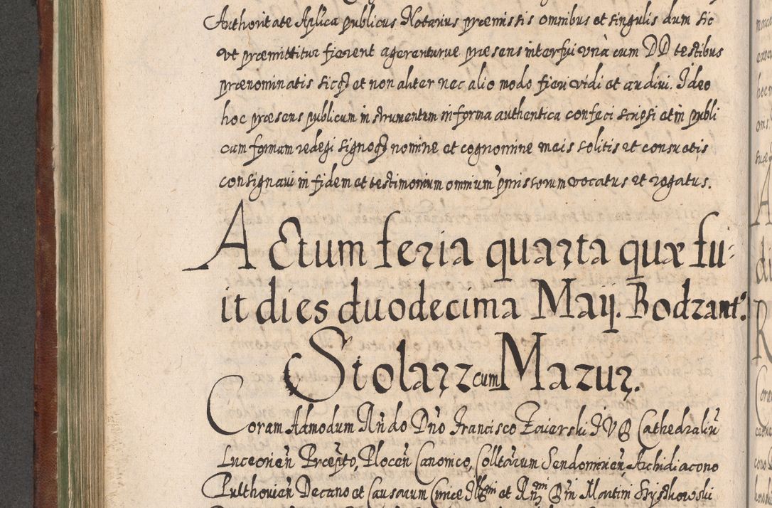 Zdjęcie nr 517 dla obiektu archiwalnego: Acta actorum, causarum spiritualium, civilium, criminalium, obligationum, quietationum, inscpritionum, cessionum, decimarum, testamentorum R. D. Martini Szyszkowski, episcopi Cracoviensis, ducis Severiensis in annis 1620 - 1623. Tomus secundus.