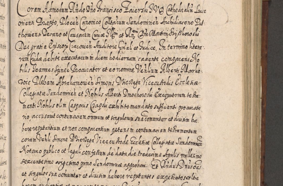 Zdjęcie nr 514 dla obiektu archiwalnego: Acta actorum, causarum spiritualium, civilium, criminalium, obligationum, quietationum, inscpritionum, cessionum, decimarum, testamentorum R. D. Martini Szyszkowski, episcopi Cracoviensis, ducis Severiensis in annis 1620 - 1623. Tomus secundus.