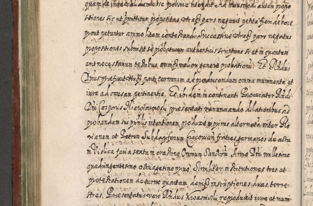 Zdjęcie nr 511 dla obiektu archiwalnego: Acta actorum, causarum spiritualium, civilium, criminalium, obligationum, quietationum, inscpritionum, cessionum, decimarum, testamentorum R. D. Martini Szyszkowski, episcopi Cracoviensis, ducis Severiensis in annis 1620 - 1623. Tomus secundus.