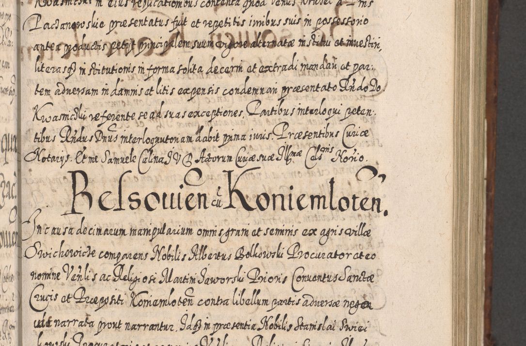 Zdjęcie nr 508 dla obiektu archiwalnego: Acta actorum, causarum spiritualium, civilium, criminalium, obligationum, quietationum, inscpritionum, cessionum, decimarum, testamentorum R. D. Martini Szyszkowski, episcopi Cracoviensis, ducis Severiensis in annis 1620 - 1623. Tomus secundus.
