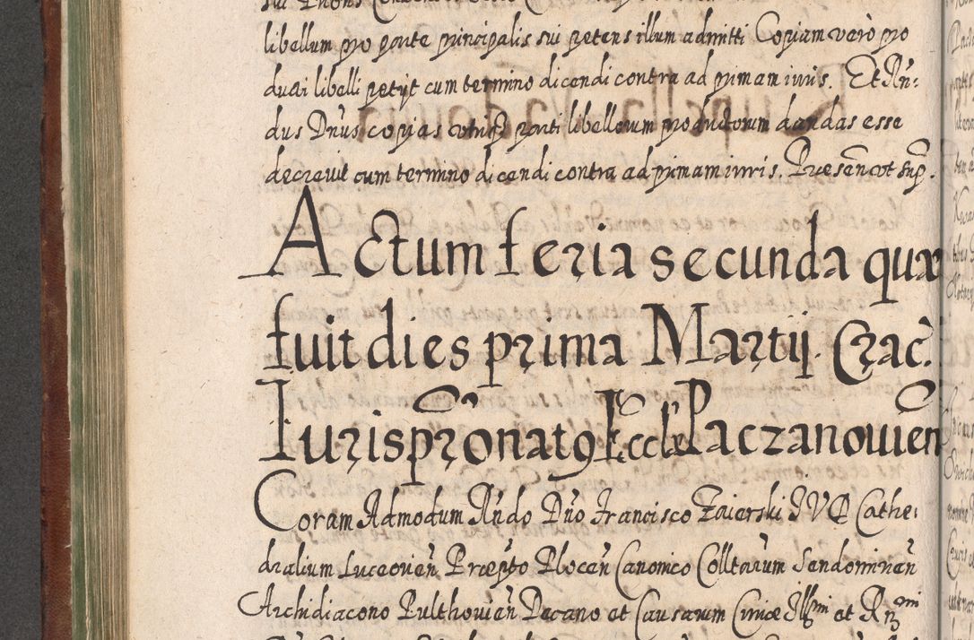 Zdjęcie nr 507 dla obiektu archiwalnego: Acta actorum, causarum spiritualium, civilium, criminalium, obligationum, quietationum, inscpritionum, cessionum, decimarum, testamentorum R. D. Martini Szyszkowski, episcopi Cracoviensis, ducis Severiensis in annis 1620 - 1623. Tomus secundus.