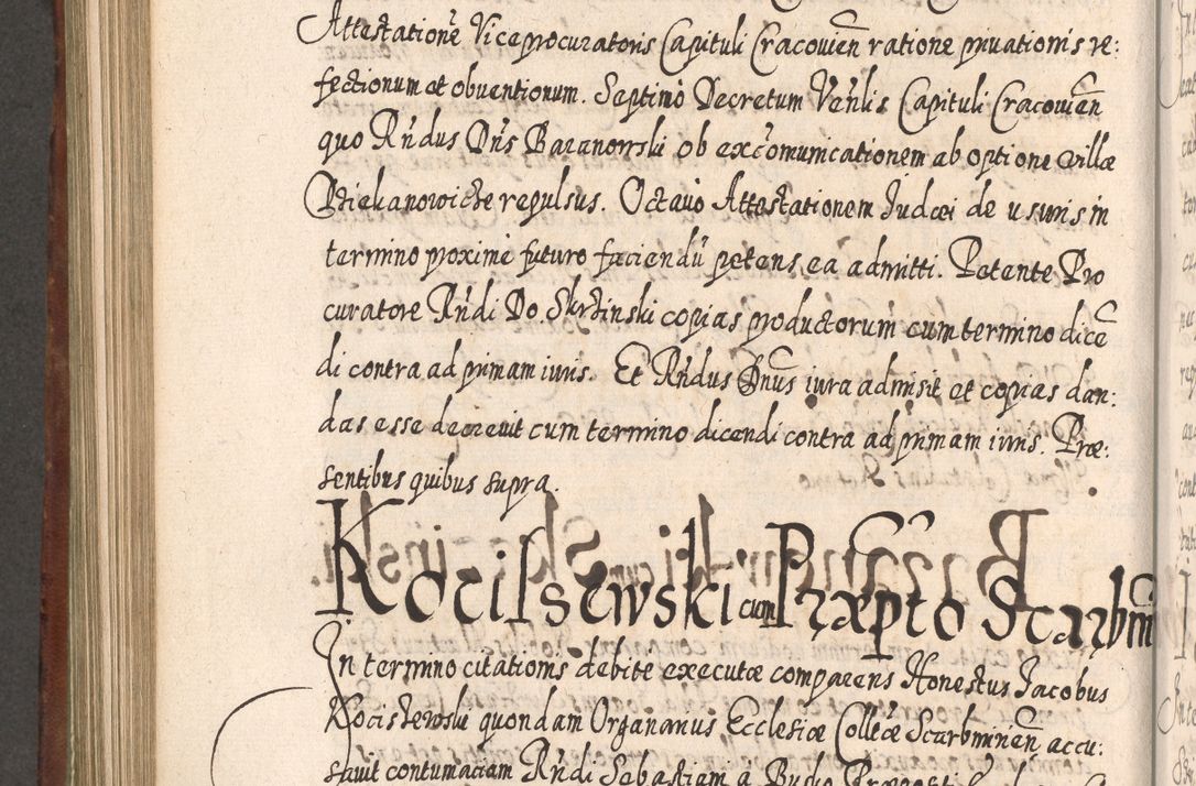 Zdjęcie nr 785 dla obiektu archiwalnego: Acta actorum, causarum spiritualium, civilium, criminalium, obligationum, quietationum, inscpritionum, cessionum, decimarum, testamentorum R. D. Martini Szyszkowski, episcopi Cracoviensis, ducis Severiensis in annis 1620 - 1623. Tomus secundus.