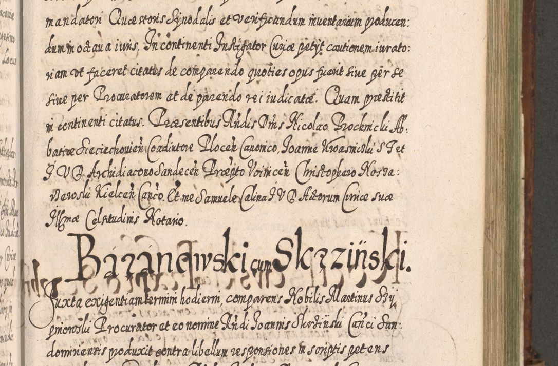 Zdjęcie nr 784 dla obiektu archiwalnego: Acta actorum, causarum spiritualium, civilium, criminalium, obligationum, quietationum, inscpritionum, cessionum, decimarum, testamentorum R. D. Martini Szyszkowski, episcopi Cracoviensis, ducis Severiensis in annis 1620 - 1623. Tomus secundus.
