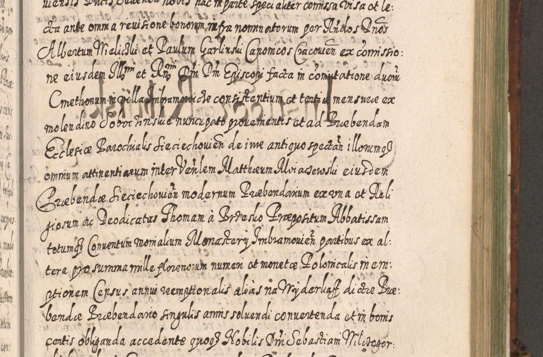 Zdjęcie nr 782 dla obiektu archiwalnego: Acta actorum, causarum spiritualium, civilium, criminalium, obligationum, quietationum, inscpritionum, cessionum, decimarum, testamentorum R. D. Martini Szyszkowski, episcopi Cracoviensis, ducis Severiensis in annis 1620 - 1623. Tomus secundus.