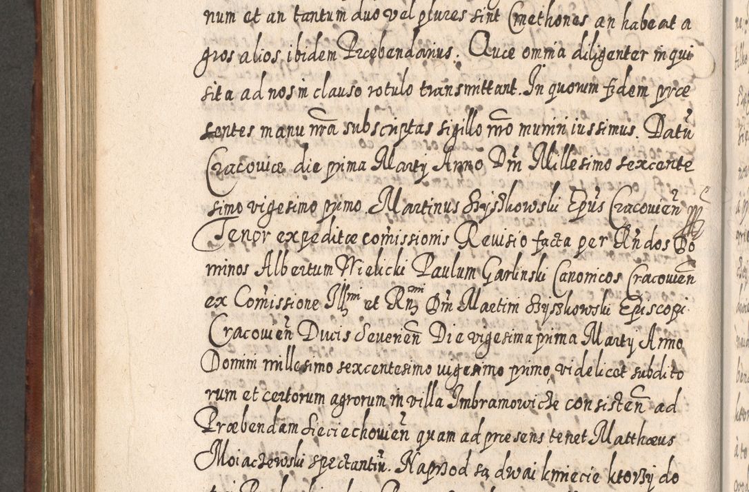 Zdjęcie nr 779 dla obiektu archiwalnego: Acta actorum, causarum spiritualium, civilium, criminalium, obligationum, quietationum, inscpritionum, cessionum, decimarum, testamentorum R. D. Martini Szyszkowski, episcopi Cracoviensis, ducis Severiensis in annis 1620 - 1623. Tomus secundus.