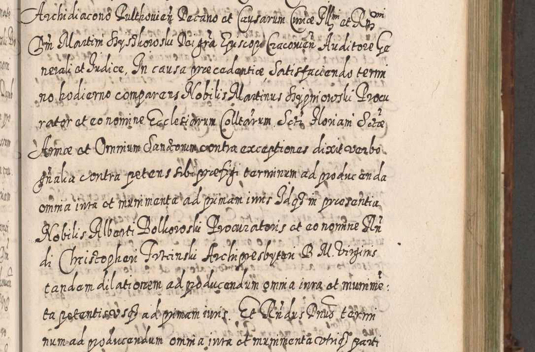 Zdjęcie nr 770 dla obiektu archiwalnego: Acta actorum, causarum spiritualium, civilium, criminalium, obligationum, quietationum, inscpritionum, cessionum, decimarum, testamentorum R. D. Martini Szyszkowski, episcopi Cracoviensis, ducis Severiensis in annis 1620 - 1623. Tomus secundus.