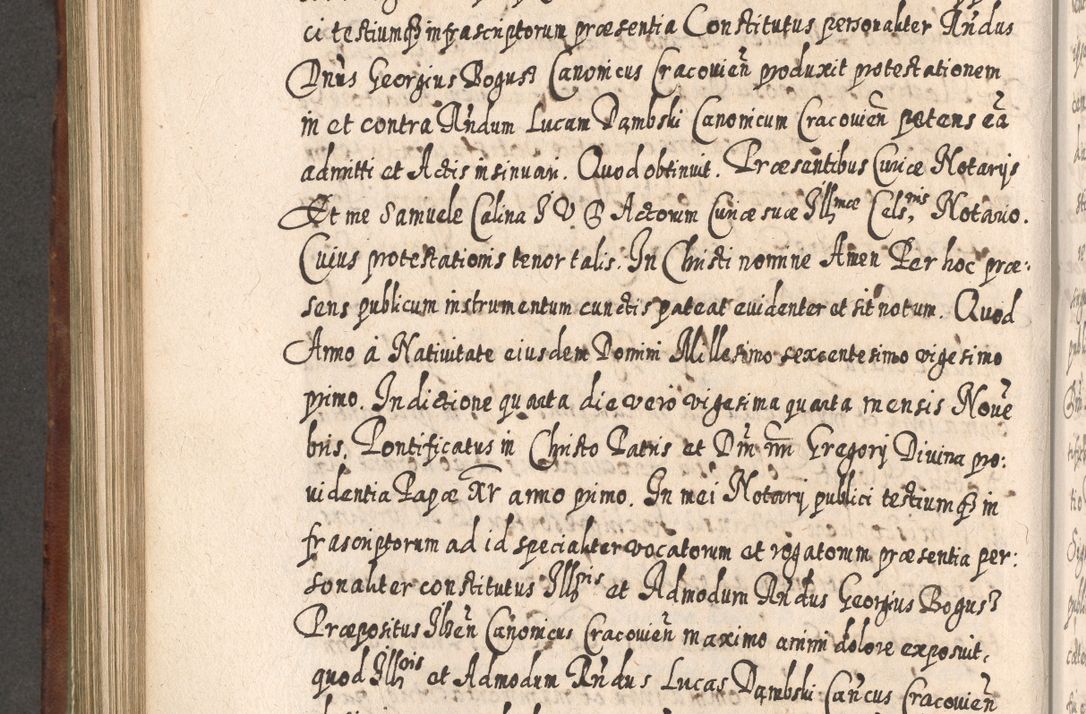 Zdjęcie nr 771 dla obiektu archiwalnego: Acta actorum, causarum spiritualium, civilium, criminalium, obligationum, quietationum, inscpritionum, cessionum, decimarum, testamentorum R. D. Martini Szyszkowski, episcopi Cracoviensis, ducis Severiensis in annis 1620 - 1623. Tomus secundus.