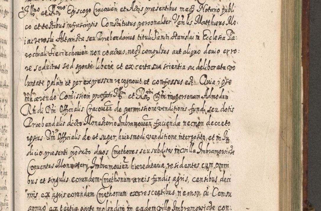 Zdjęcie nr 774 dla obiektu archiwalnego: Acta actorum, causarum spiritualium, civilium, criminalium, obligationum, quietationum, inscpritionum, cessionum, decimarum, testamentorum R. D. Martini Szyszkowski, episcopi Cracoviensis, ducis Severiensis in annis 1620 - 1623. Tomus secundus.