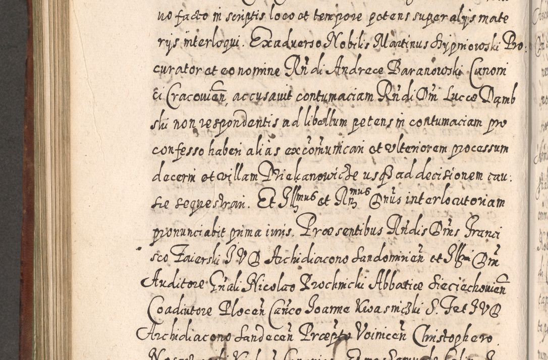 Zdjęcie nr 769 dla obiektu archiwalnego: Acta actorum, causarum spiritualium, civilium, criminalium, obligationum, quietationum, inscpritionum, cessionum, decimarum, testamentorum R. D. Martini Szyszkowski, episcopi Cracoviensis, ducis Severiensis in annis 1620 - 1623. Tomus secundus.