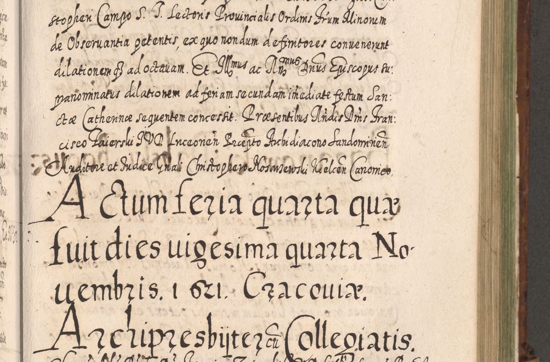 Zdjęcie nr 760 dla obiektu archiwalnego: Acta actorum, causarum spiritualium, civilium, criminalium, obligationum, quietationum, inscpritionum, cessionum, decimarum, testamentorum R. D. Martini Szyszkowski, episcopi Cracoviensis, ducis Severiensis in annis 1620 - 1623. Tomus secundus.