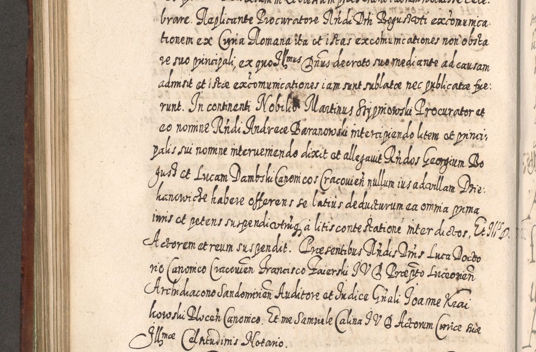 Zdjęcie nr 759 dla obiektu archiwalnego: Acta actorum, causarum spiritualium, civilium, criminalium, obligationum, quietationum, inscpritionum, cessionum, decimarum, testamentorum R. D. Martini Szyszkowski, episcopi Cracoviensis, ducis Severiensis in annis 1620 - 1623. Tomus secundus.
