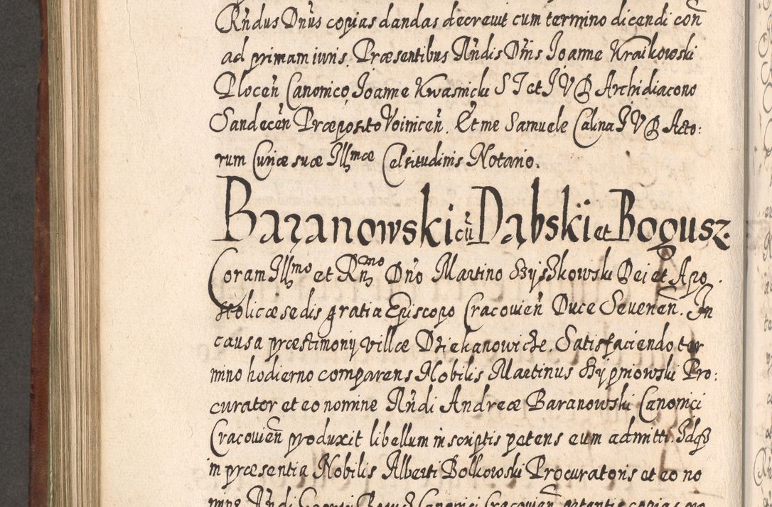 Zdjęcie nr 761 dla obiektu archiwalnego: Acta actorum, causarum spiritualium, civilium, criminalium, obligationum, quietationum, inscpritionum, cessionum, decimarum, testamentorum R. D. Martini Szyszkowski, episcopi Cracoviensis, ducis Severiensis in annis 1620 - 1623. Tomus secundus.