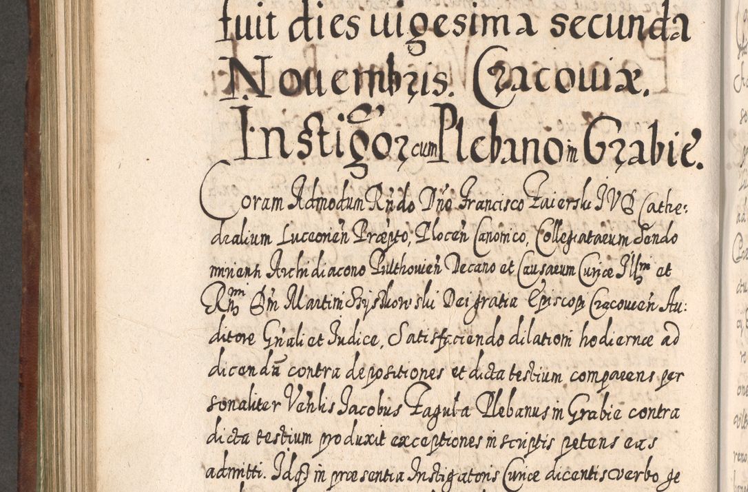 Zdjęcie nr 751 dla obiektu archiwalnego: Acta actorum, causarum spiritualium, civilium, criminalium, obligationum, quietationum, inscpritionum, cessionum, decimarum, testamentorum R. D. Martini Szyszkowski, episcopi Cracoviensis, ducis Severiensis in annis 1620 - 1623. Tomus secundus.