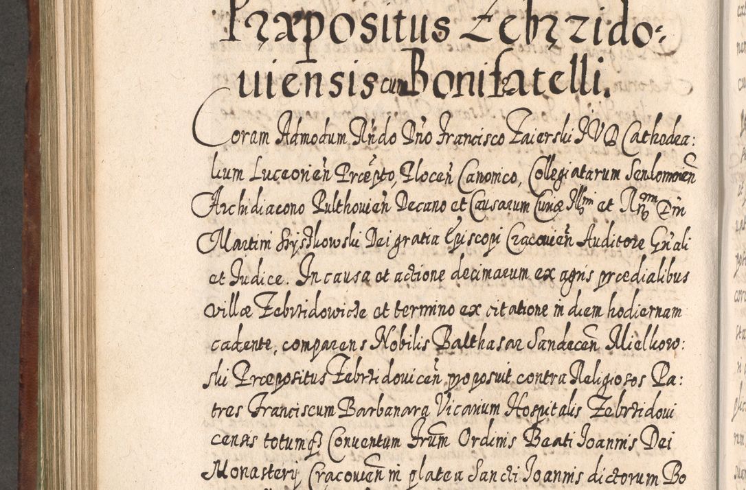Zdjęcie nr 753 dla obiektu archiwalnego: Acta actorum, causarum spiritualium, civilium, criminalium, obligationum, quietationum, inscpritionum, cessionum, decimarum, testamentorum R. D. Martini Szyszkowski, episcopi Cracoviensis, ducis Severiensis in annis 1620 - 1623. Tomus secundus.