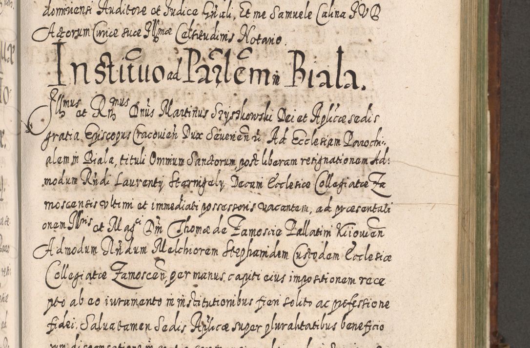Zdjęcie nr 748 dla obiektu archiwalnego: Acta actorum, causarum spiritualium, civilium, criminalium, obligationum, quietationum, inscpritionum, cessionum, decimarum, testamentorum R. D. Martini Szyszkowski, episcopi Cracoviensis, ducis Severiensis in annis 1620 - 1623. Tomus secundus.