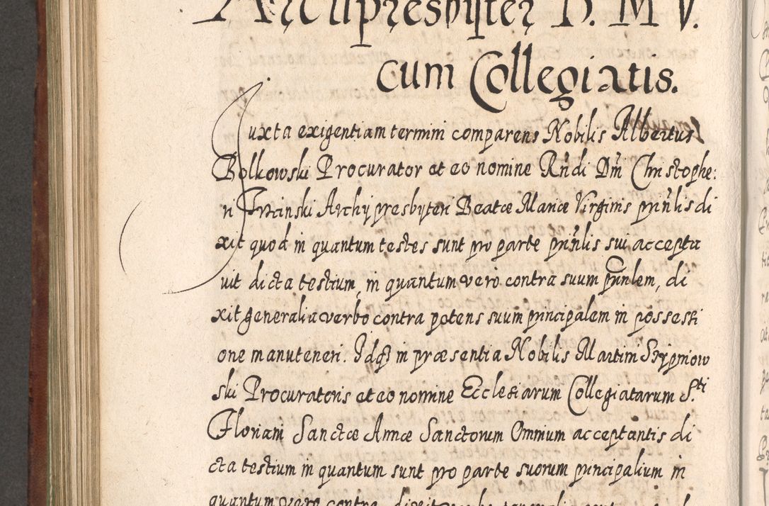 Zdjęcie nr 755 dla obiektu archiwalnego: Acta actorum, causarum spiritualium, civilium, criminalium, obligationum, quietationum, inscpritionum, cessionum, decimarum, testamentorum R. D. Martini Szyszkowski, episcopi Cracoviensis, ducis Severiensis in annis 1620 - 1623. Tomus secundus.