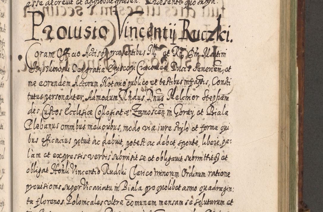 Zdjęcie nr 750 dla obiektu archiwalnego: Acta actorum, causarum spiritualium, civilium, criminalium, obligationum, quietationum, inscpritionum, cessionum, decimarum, testamentorum R. D. Martini Szyszkowski, episcopi Cracoviensis, ducis Severiensis in annis 1620 - 1623. Tomus secundus.