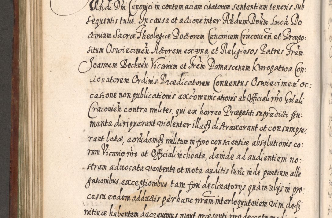 Zdjęcie nr 745 dla obiektu archiwalnego: Acta actorum, causarum spiritualium, civilium, criminalium, obligationum, quietationum, inscpritionum, cessionum, decimarum, testamentorum R. D. Martini Szyszkowski, episcopi Cracoviensis, ducis Severiensis in annis 1620 - 1623. Tomus secundus.