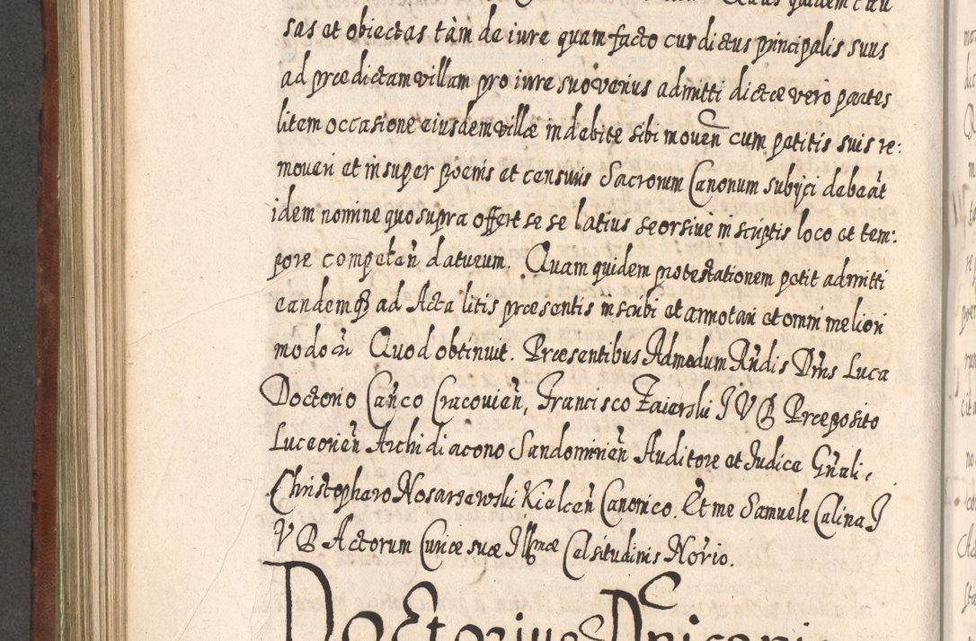 Zdjęcie nr 737 dla obiektu archiwalnego: Acta actorum, causarum spiritualium, civilium, criminalium, obligationum, quietationum, inscpritionum, cessionum, decimarum, testamentorum R. D. Martini Szyszkowski, episcopi Cracoviensis, ducis Severiensis in annis 1620 - 1623. Tomus secundus.