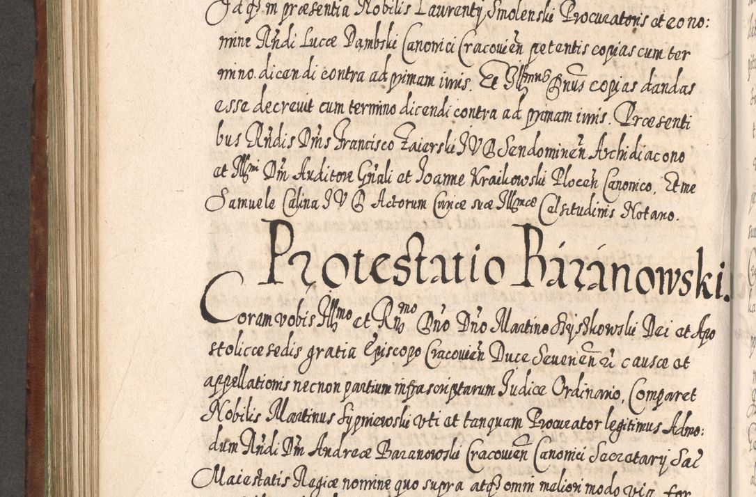 Zdjęcie nr 735 dla obiektu archiwalnego: Acta actorum, causarum spiritualium, civilium, criminalium, obligationum, quietationum, inscpritionum, cessionum, decimarum, testamentorum R. D. Martini Szyszkowski, episcopi Cracoviensis, ducis Severiensis in annis 1620 - 1623. Tomus secundus.
