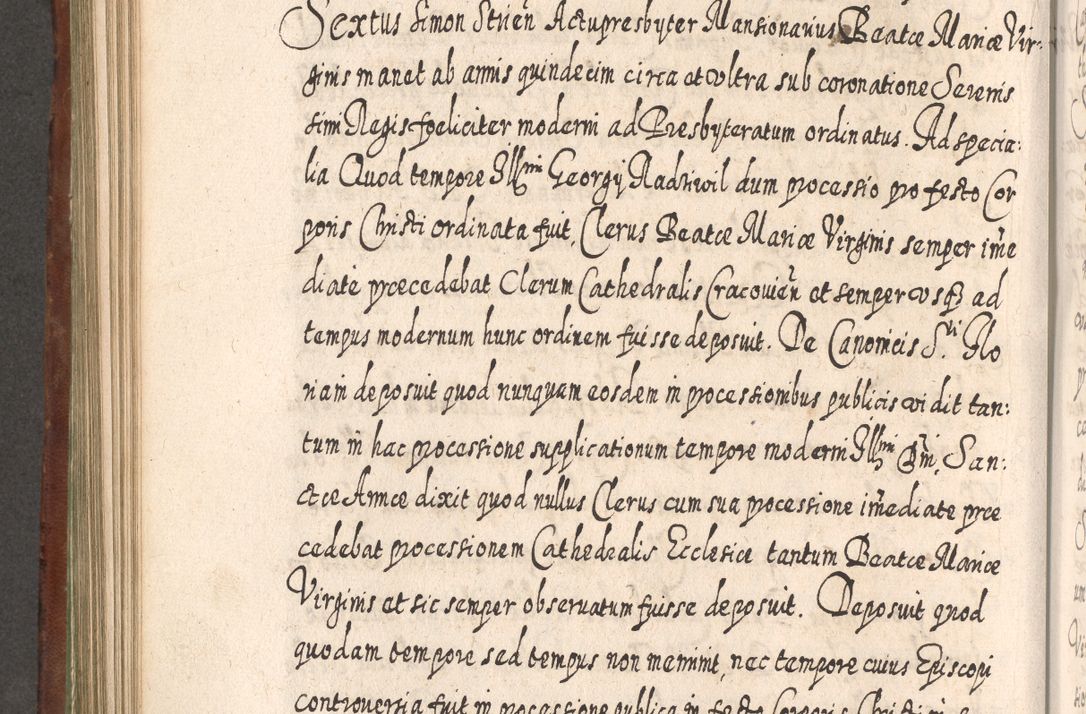 Zdjęcie nr 727 dla obiektu archiwalnego: Acta actorum, causarum spiritualium, civilium, criminalium, obligationum, quietationum, inscpritionum, cessionum, decimarum, testamentorum R. D. Martini Szyszkowski, episcopi Cracoviensis, ducis Severiensis in annis 1620 - 1623. Tomus secundus.