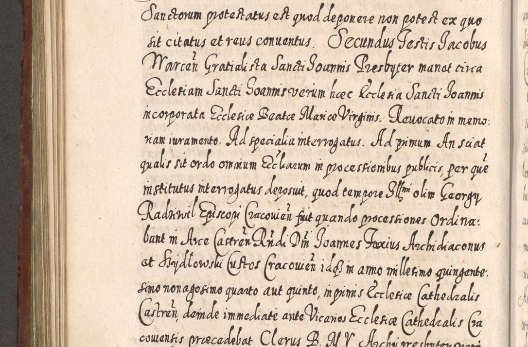 Zdjęcie nr 723 dla obiektu archiwalnego: Acta actorum, causarum spiritualium, civilium, criminalium, obligationum, quietationum, inscpritionum, cessionum, decimarum, testamentorum R. D. Martini Szyszkowski, episcopi Cracoviensis, ducis Severiensis in annis 1620 - 1623. Tomus secundus.