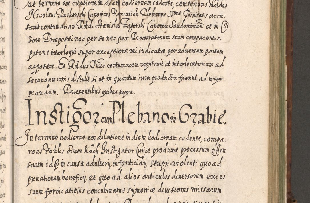Zdjęcie nr 718 dla obiektu archiwalnego: Acta actorum, causarum spiritualium, civilium, criminalium, obligationum, quietationum, inscpritionum, cessionum, decimarum, testamentorum R. D. Martini Szyszkowski, episcopi Cracoviensis, ducis Severiensis in annis 1620 - 1623. Tomus secundus.
